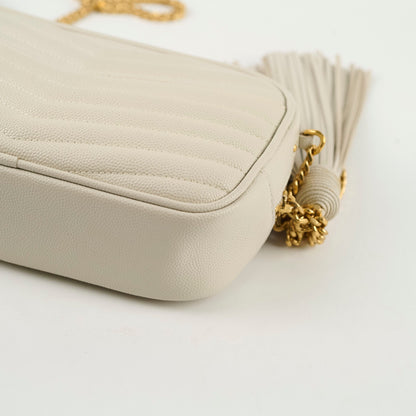 Saint Laurent Mini Lou Camera Bag Cream - photo 5