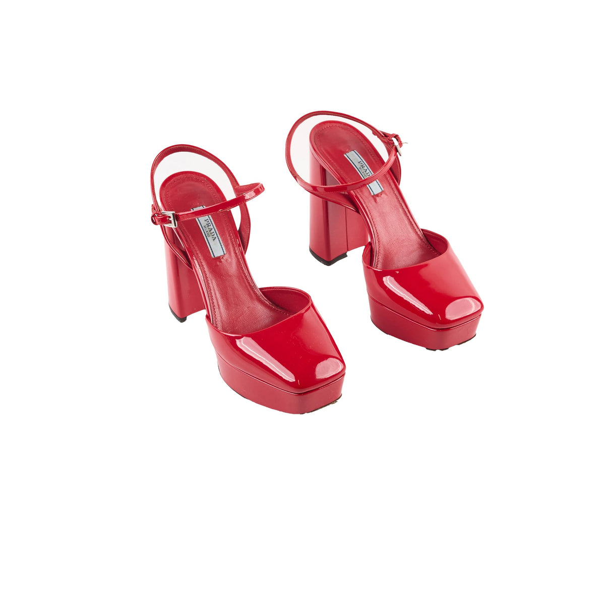 Prada Patent Pumps Red Size 36 - photo 1