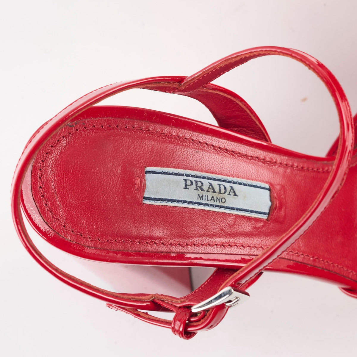 Prada Patent Pumps Red Size 36 - photo 8