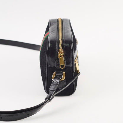 Gucci Suede Ophidia Crossbody Black - photo 3