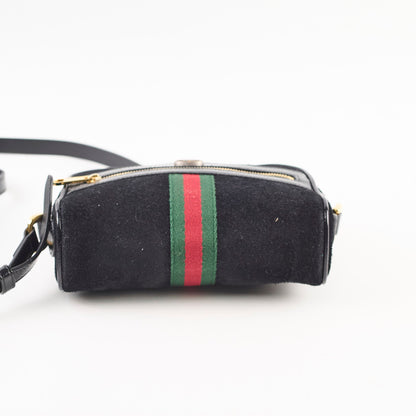 Gucci Suede Ophidia Crossbody Black - photo 4