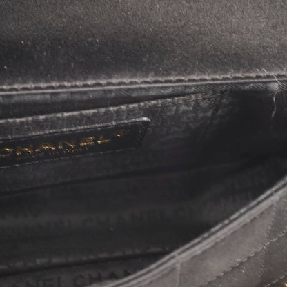 Chanel Chocolate Bar Mini Flap Black Satin - photo 6