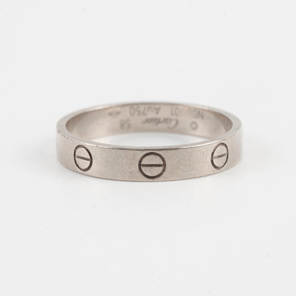 Cartier Love Ring Small Model White Gold size 58 - photo 3