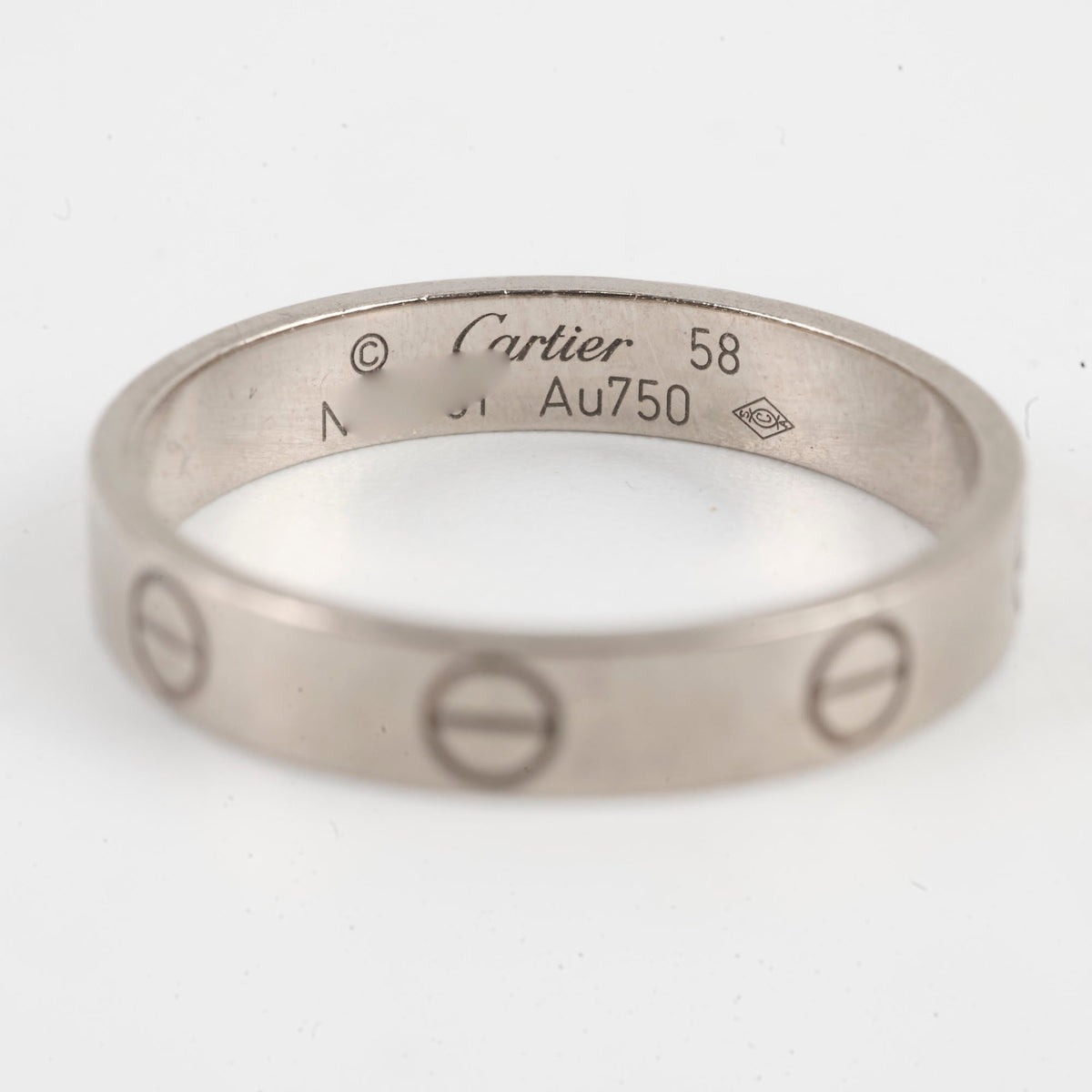 Cartier Love Ring Small Model White Gold size 58 - photo 6