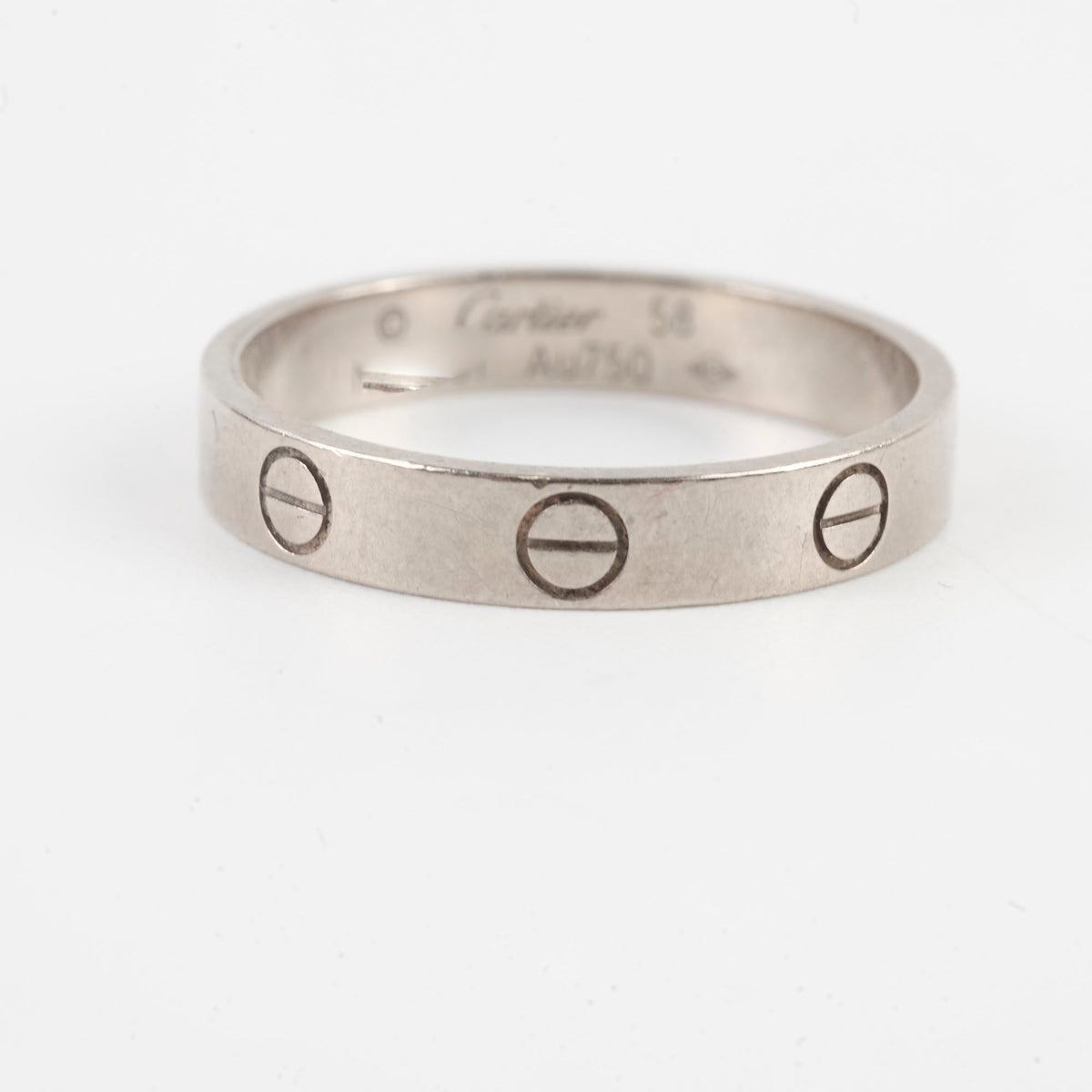 Cartier Love Ring Small Model White Gold size 58 - photo 4