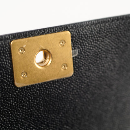 Chanel Mini Boy Bag Black Caviar GHW (Microchip) - photo 11