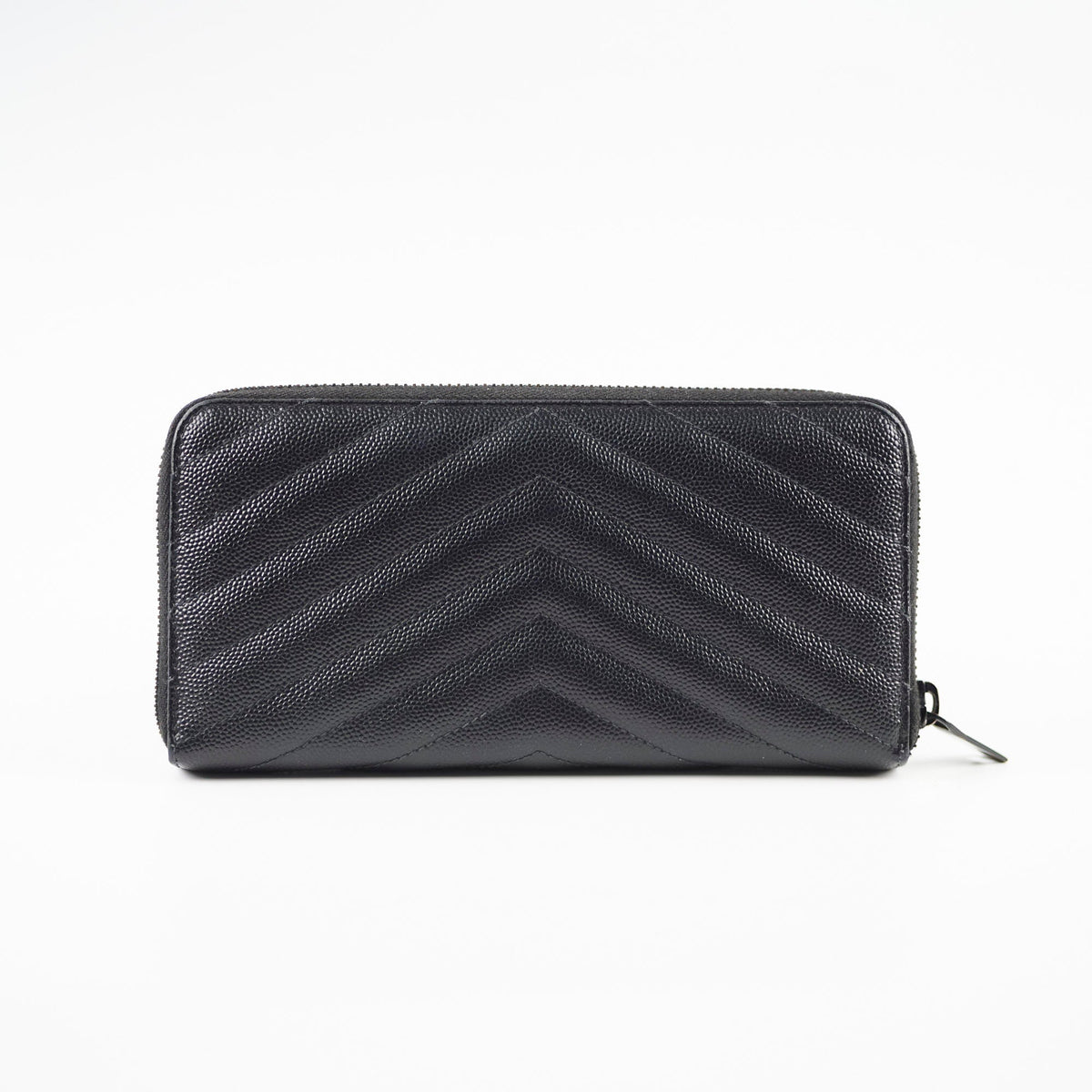 Saint Laurent Logo Long Wallet Black - photo 2