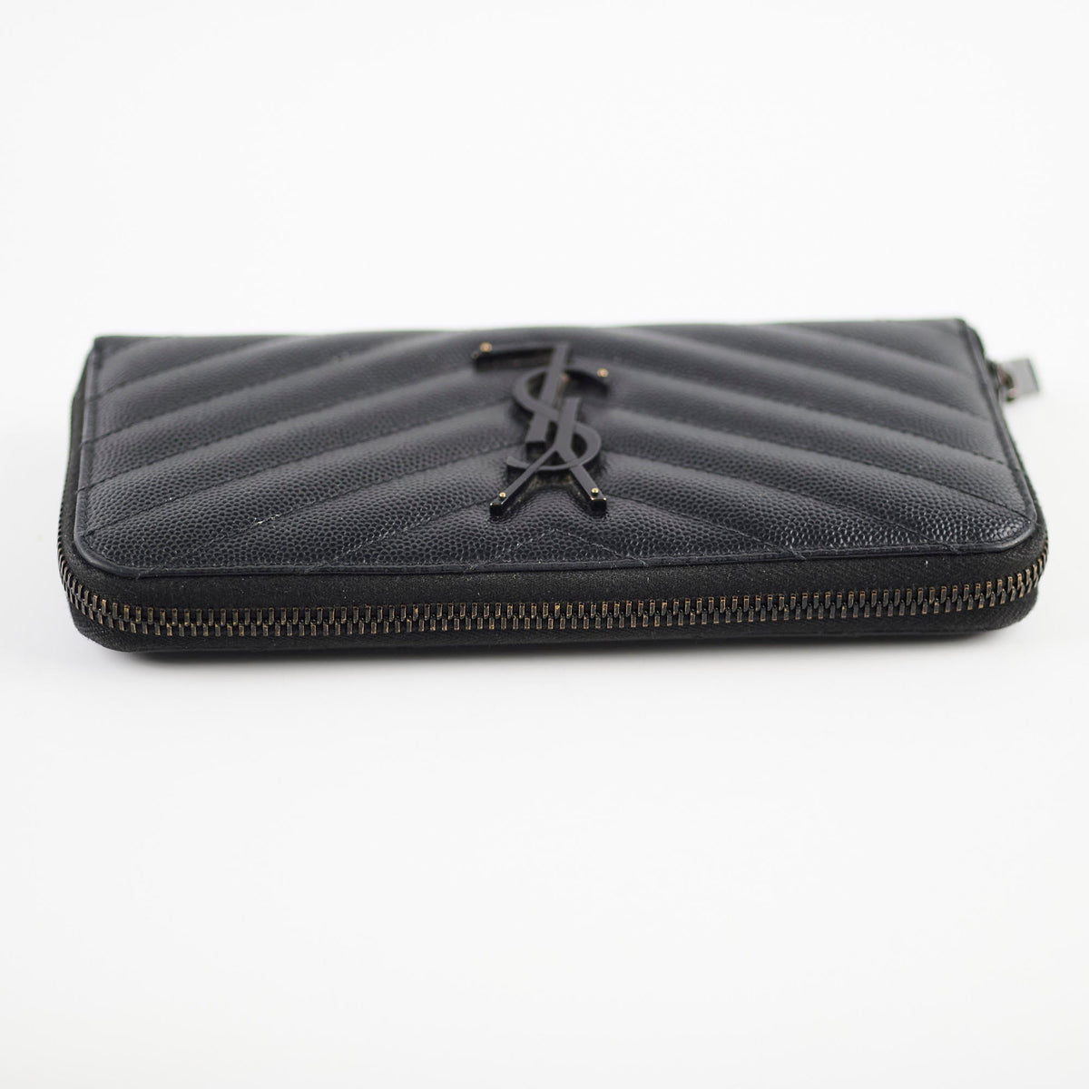 Saint Laurent Logo Long Wallet Black - photo 5