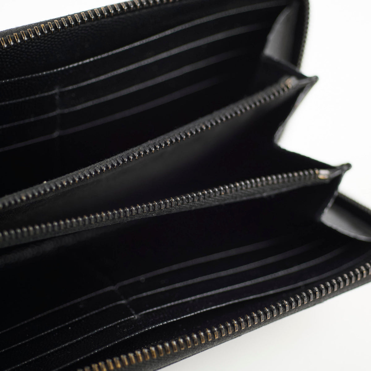 Saint Laurent Logo Long Wallet Black - photo 9