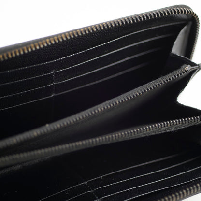 Saint Laurent Logo Long Wallet Black - photo 8