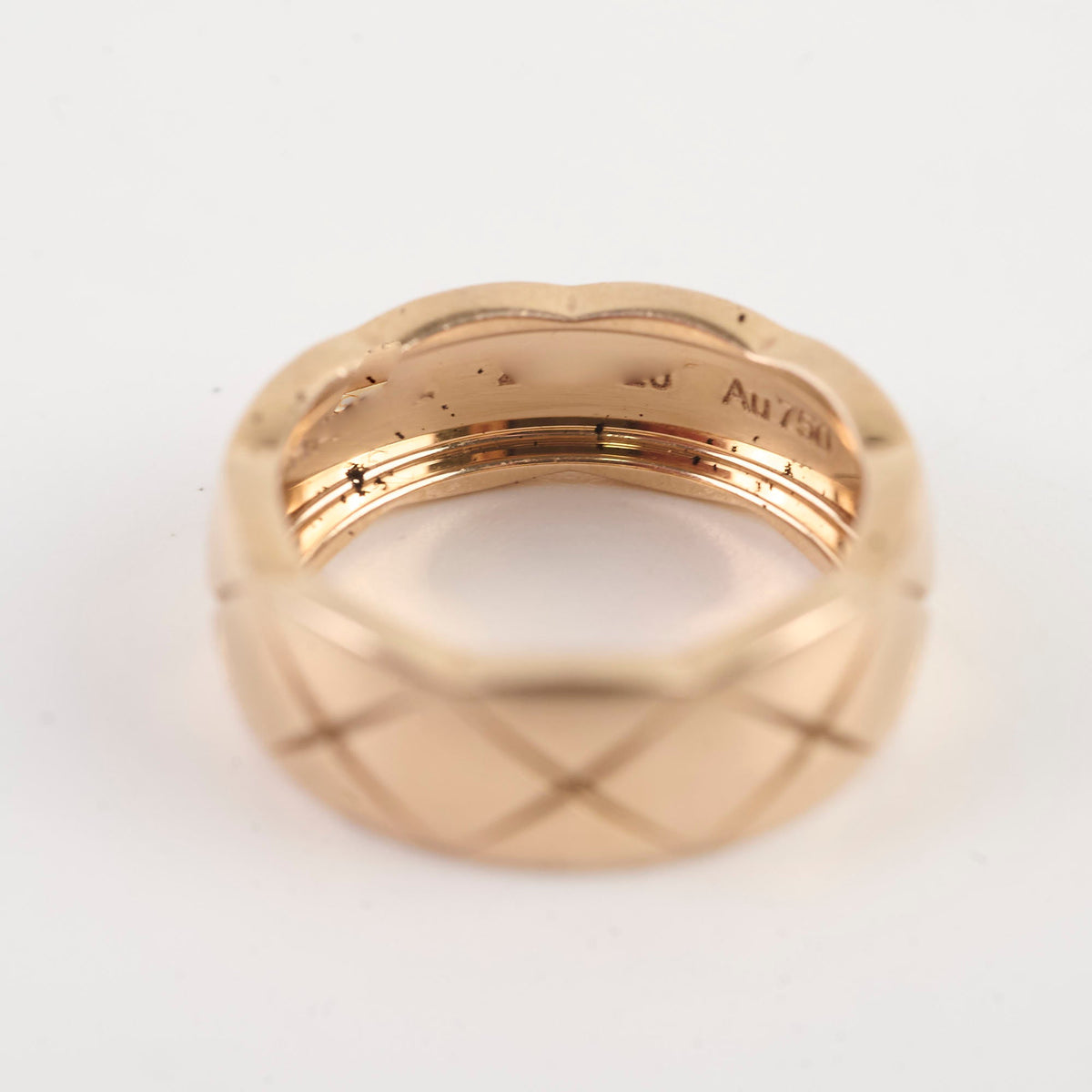 Chanel Coco Crush Beige Gold Ring Size 51 - photo 4