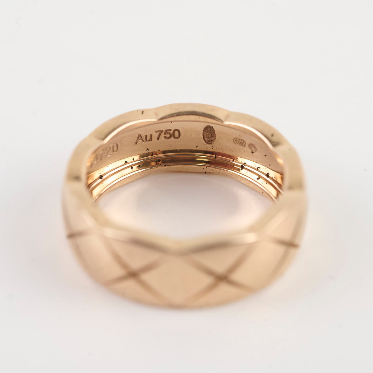 Chanel Coco Crush Beige Gold Ring Size 51 - photo 3