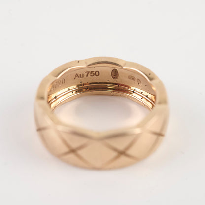 Chanel Coco Crush Beige Gold Ring Size 51 - photo 3