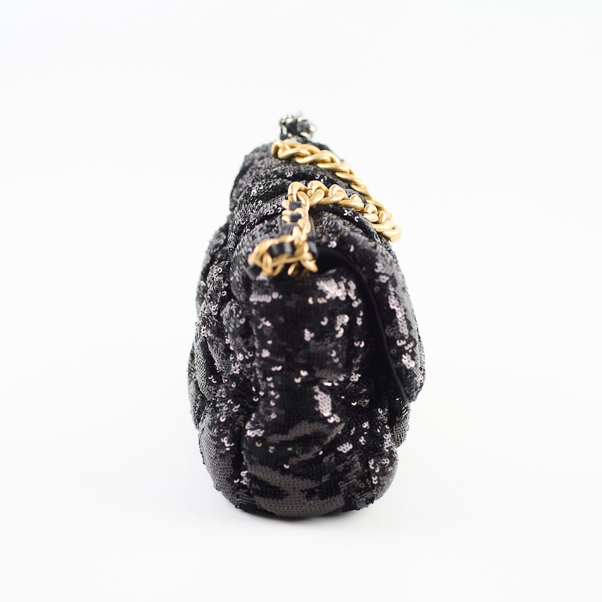 Chanel 19 Small Sequin Black Series 30 - photo 3