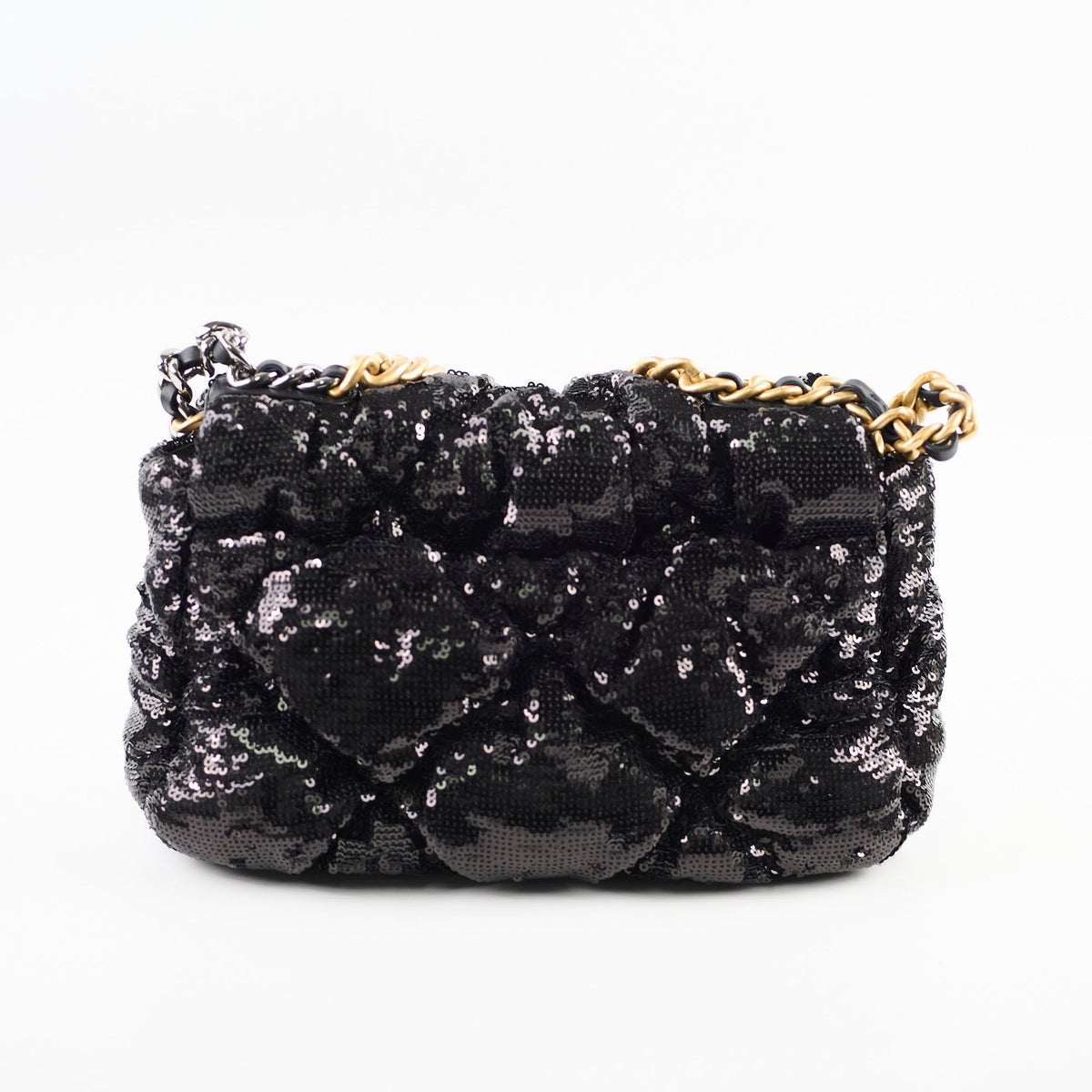 Chanel 19 Small Sequin Black Series 30 - photo 2