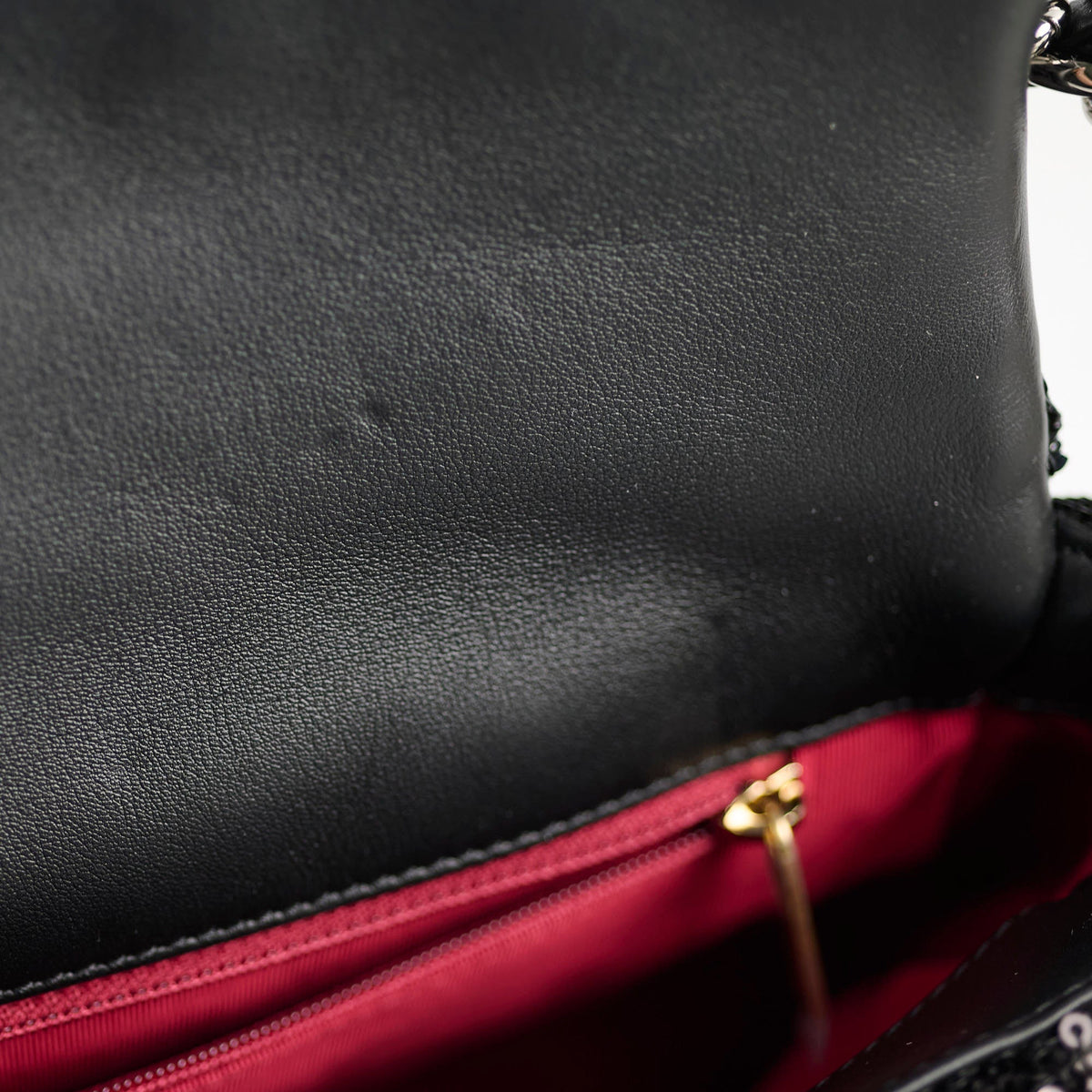 Chanel 19 Small Sequin Black Series 30 - photo 6