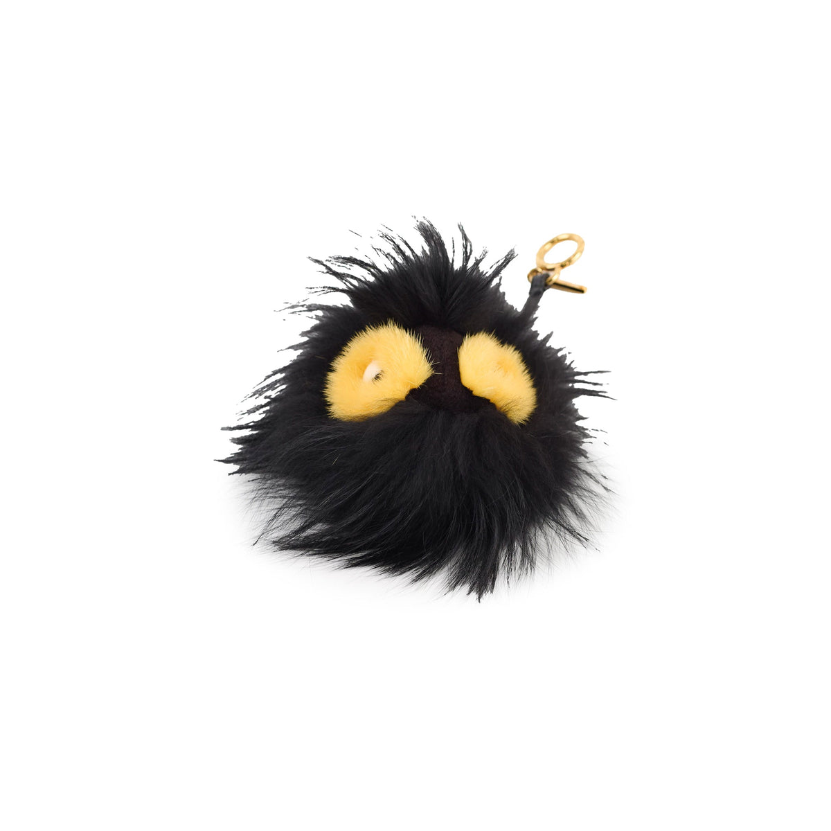 Fendi Bug Charm Black Fur - photo 1