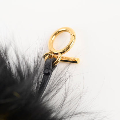 Fendi Bug Charm Black Fur - photo 6