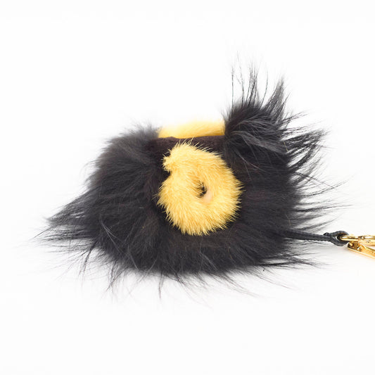 Fendi Bug Charm Black Fur - photo 2