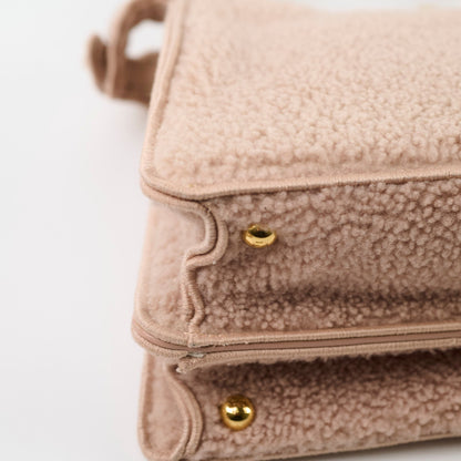 Fendi Curly Shearling Medium Peekaboo I SEE YOU Rosa Plaster - photo 12