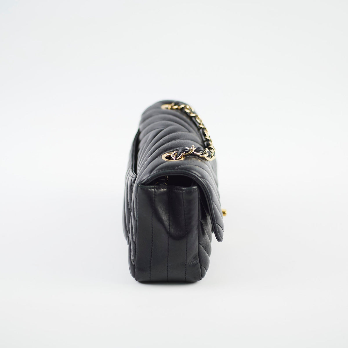 Chanel Rectangular Mini Black Chevron - photo 3
