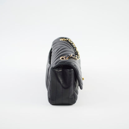 Chanel Rectangular Mini Black Chevron - photo 3