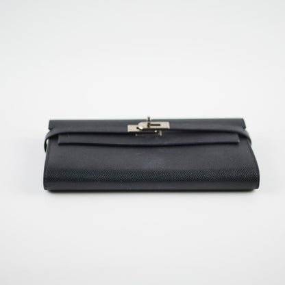 Hermes Kelly Classic Wallet Epsom Black - Stamp A - photo 4