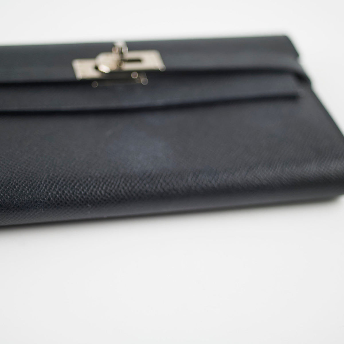 Hermes Kelly Classic Wallet Epsom Black - Stamp A - photo 12