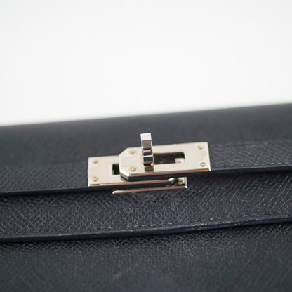 Hermes Kelly Classic Wallet Epsom Black - Stamp A - photo 14