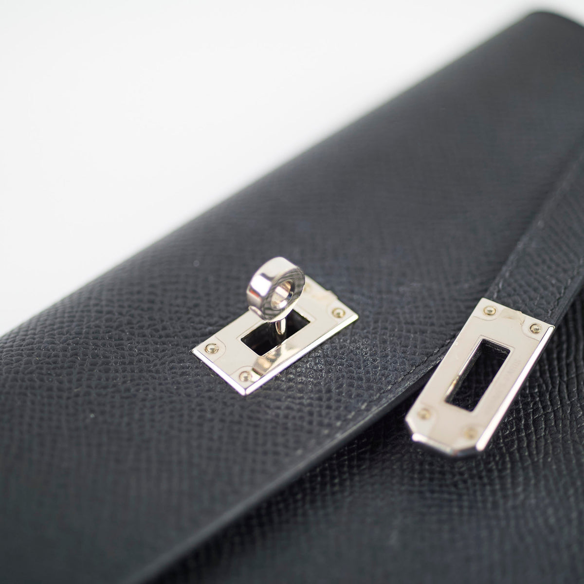 Hermes Kelly Classic Wallet Epsom Black - Stamp A - photo 10