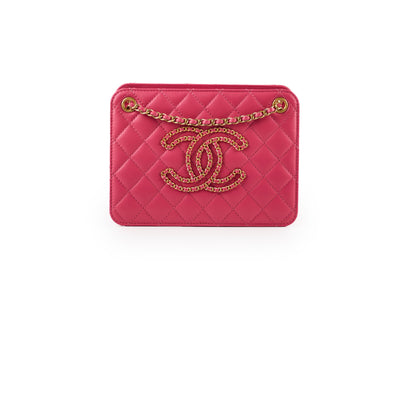 Chanel Coco Mark Quilted Shoulder Bag Pink Series 30 - photo 1