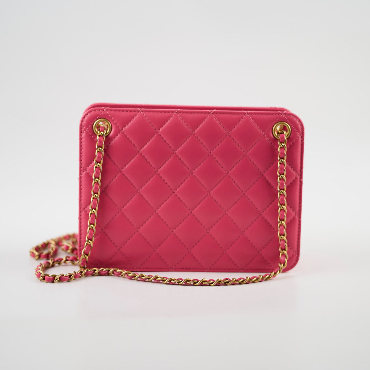 Chanel Coco Mark Quilted Shoulder Bag Pink Series 30 - photo 2