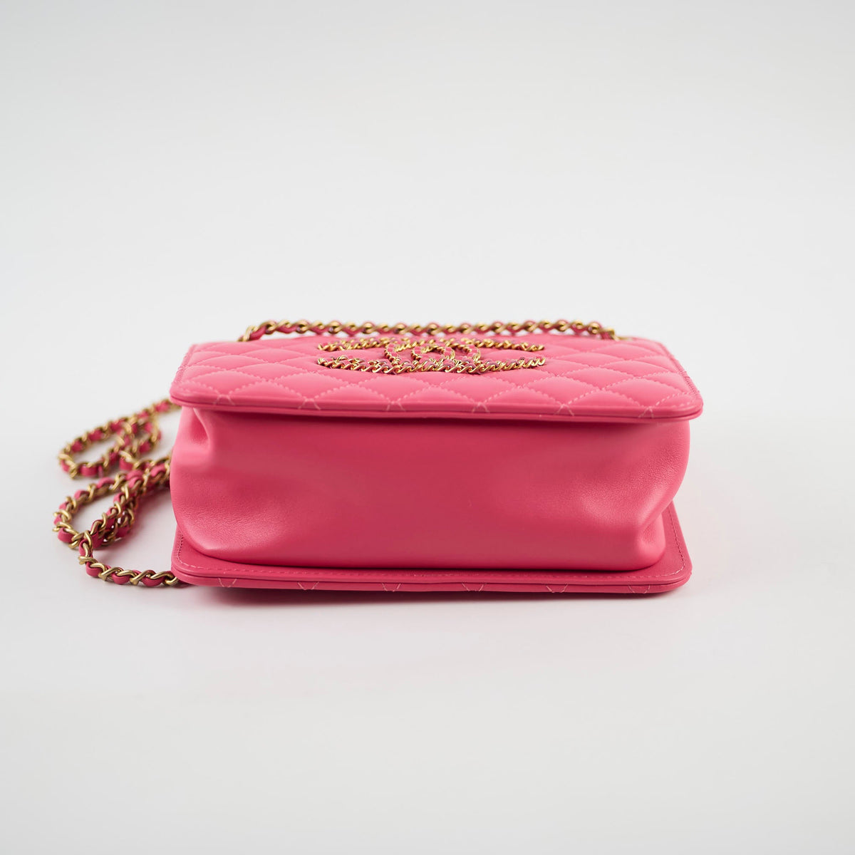 Chanel Coco Mark Quilted Shoulder Bag Pink Series 30 - photo 4