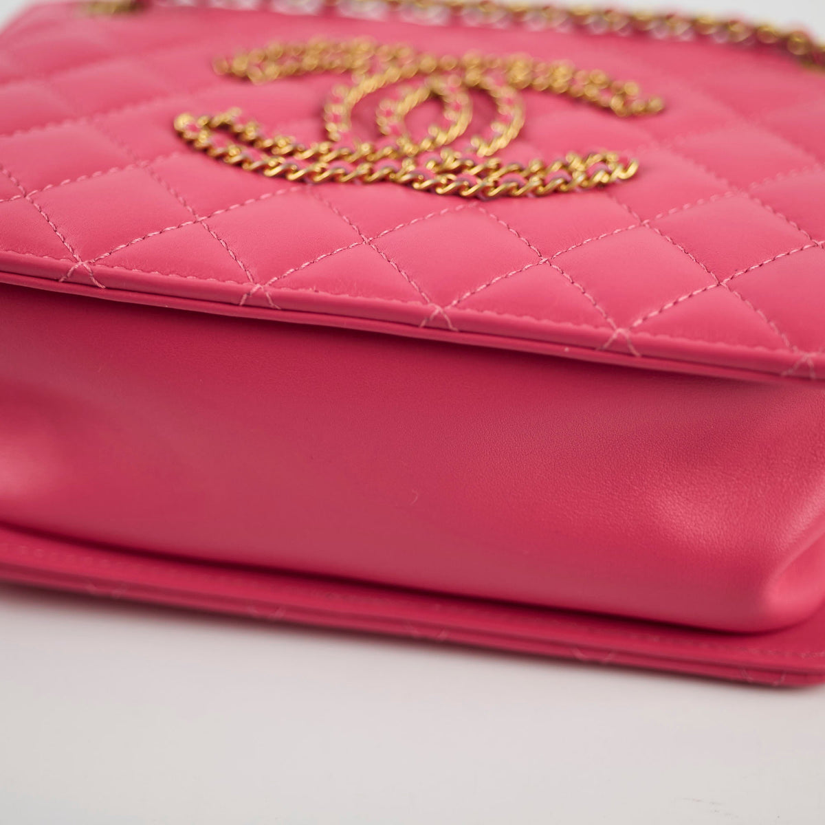 Chanel Coco Mark Quilted Shoulder Bag Pink Series 30 - photo 10