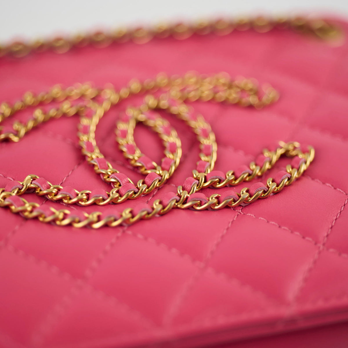 Chanel Coco Mark Quilted Shoulder Bag Pink Series 30 - photo 12