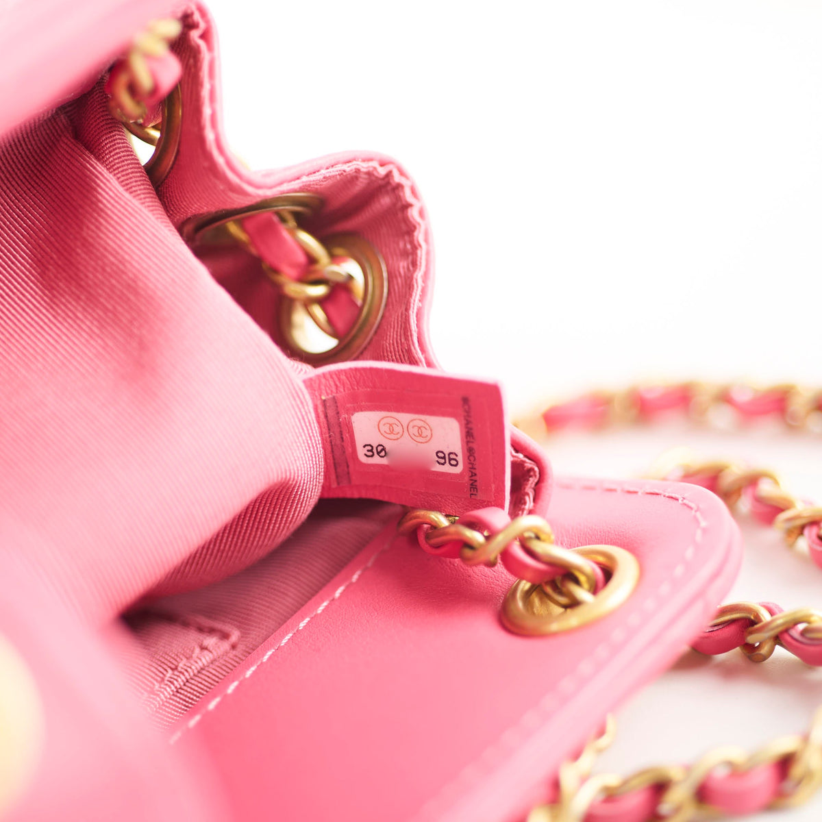 Chanel Coco Mark Quilted Shoulder Bag Pink Series 30 - photo 5