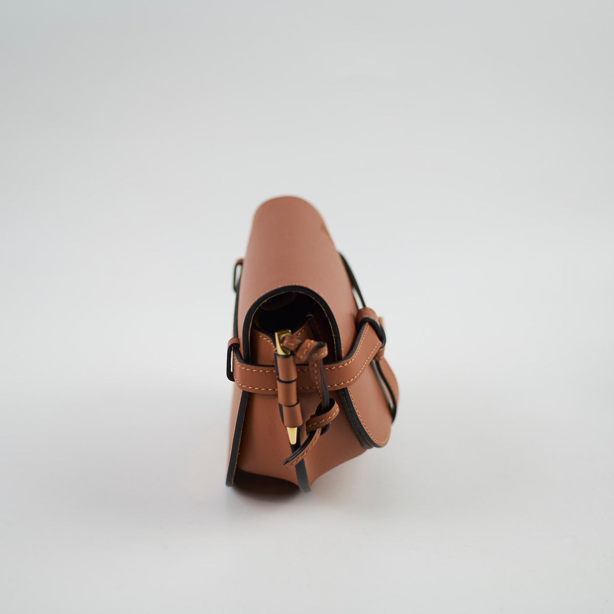 Loewe Mini Gate Bag Tan with Jacquard Strap - photo 3