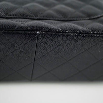 Chanel Caviar Jumbo Double Flap Black Series 24 - photo 11