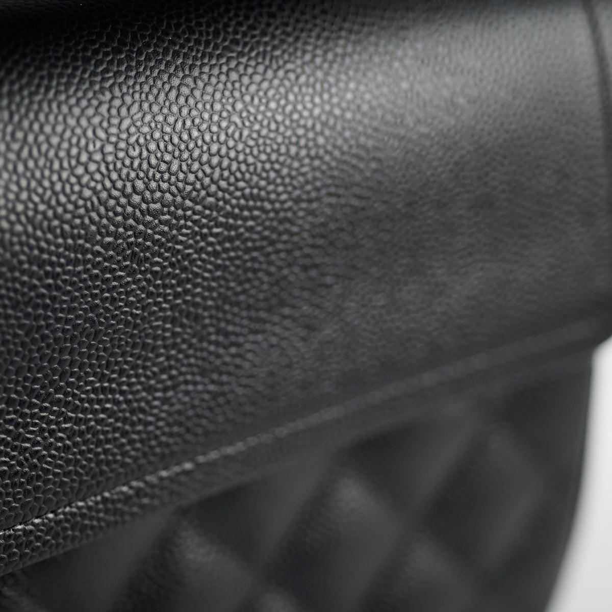 Chanel Caviar Jumbo Double Flap Black Series 24 - photo 8
