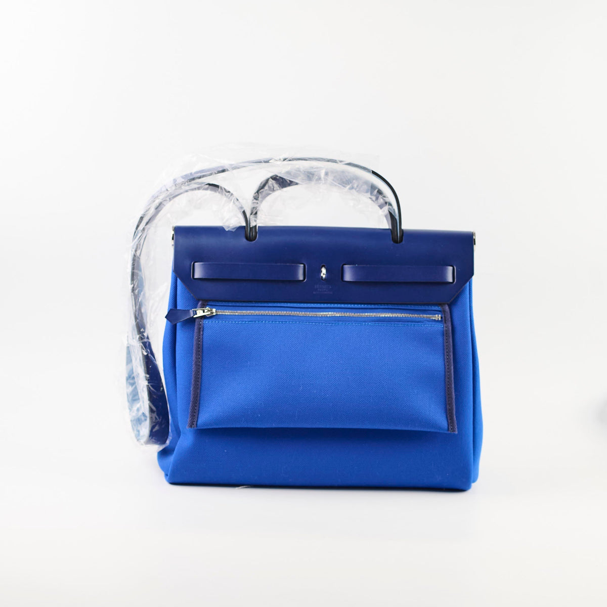 Hermes Herbag 31 Bleu Billard/ Bleu Saphir 2022 - photo 2