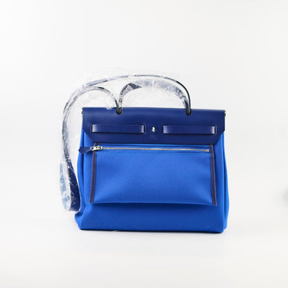 Hermes Herbag 31 Bleu Billard/ Bleu Saphir 2022 - photo 2
