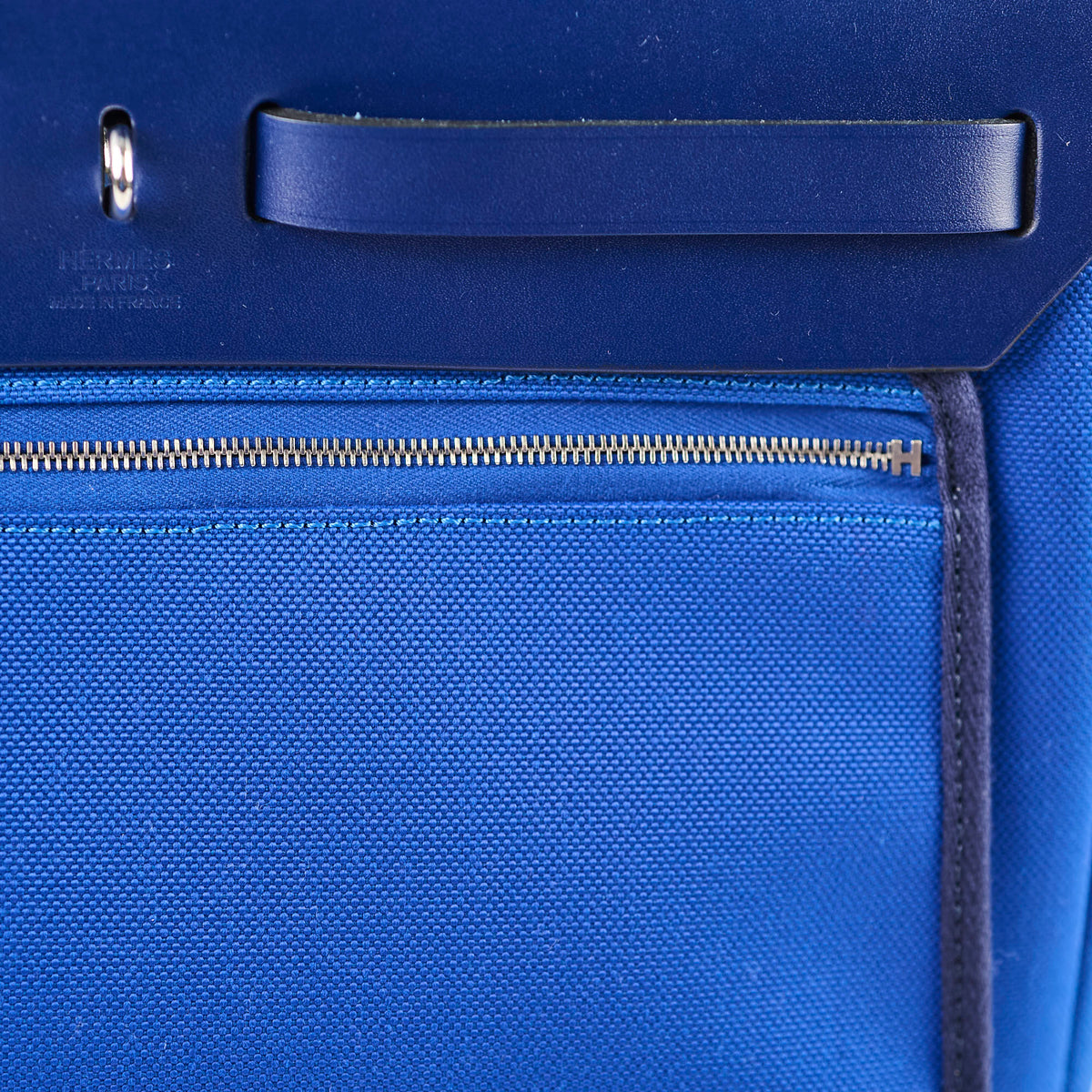 Hermes Herbag 31 Bleu Billard/ Bleu Saphir 2022 - photo 8
