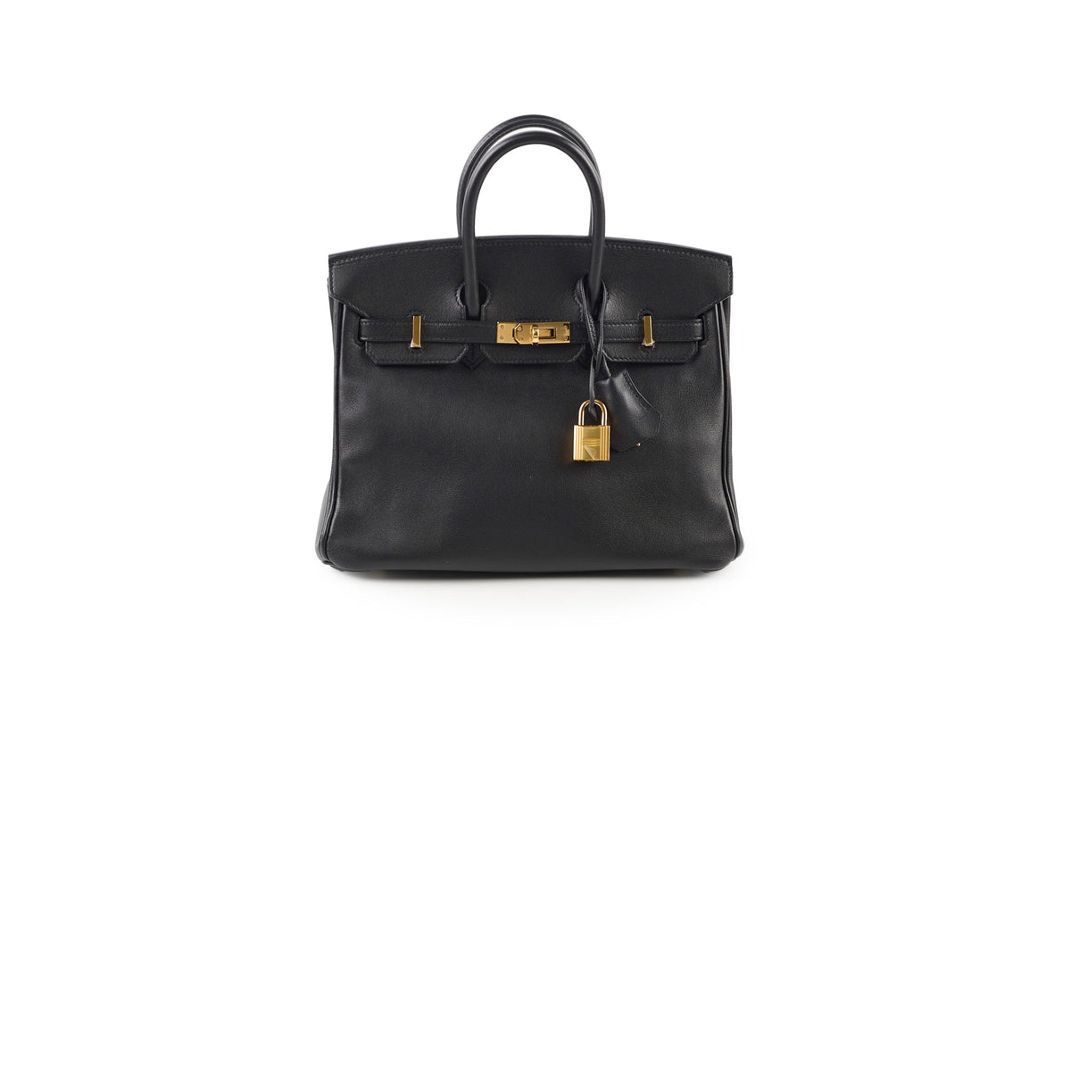 Hermes Birkin 25 Noir GHW T Stamp - photo 1