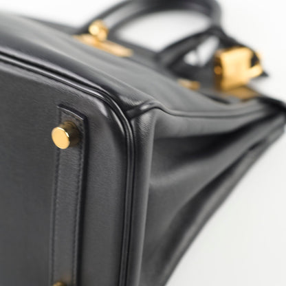 Hermes Birkin 25 Noir GHW T Stamp - photo 12