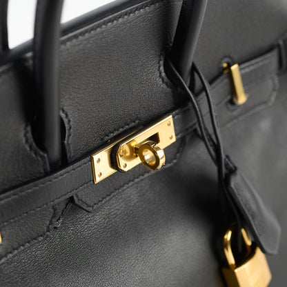 Hermes Birkin 25 Noir GHW T Stamp - photo 9