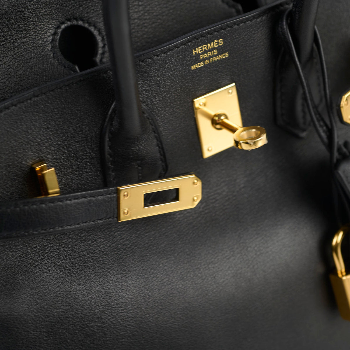 Hermes Birkin 25 Noir GHW T Stamp - photo 7