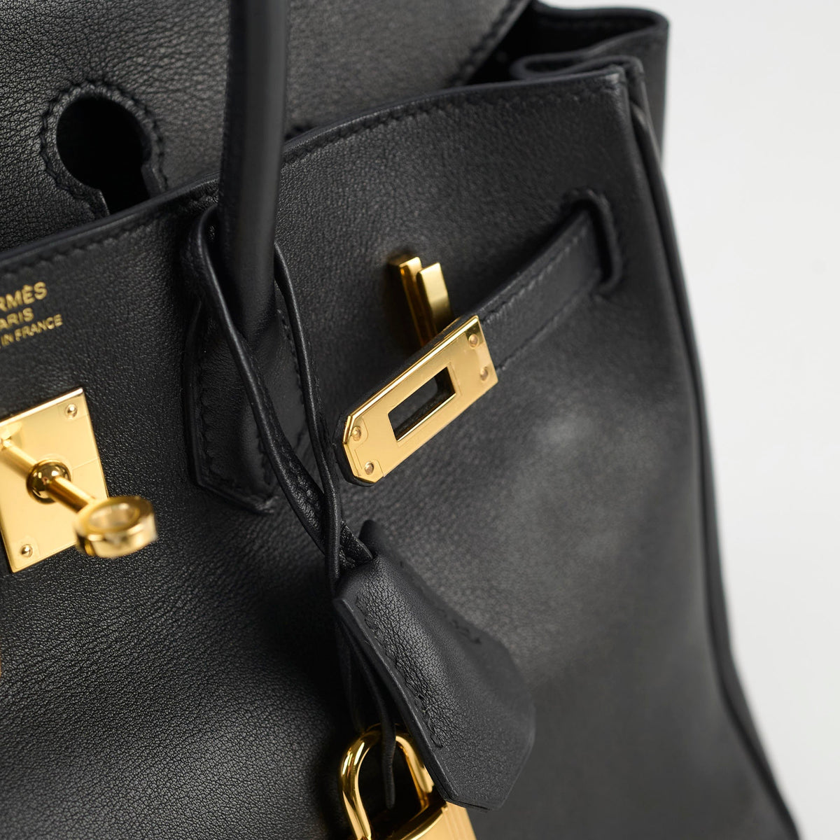Hermes Birkin 25 Noir GHW T Stamp - photo 6