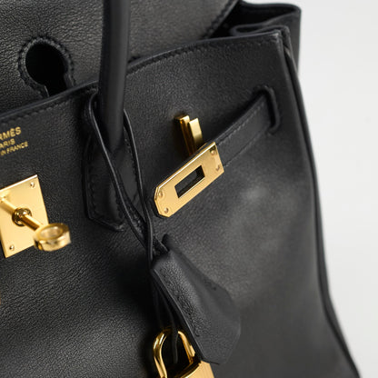 Hermes Birkin 25 Noir GHW T Stamp - photo 6