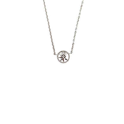 Dior Rose Des Vents Necklace 18k White Gold with Diamond - photo 1
