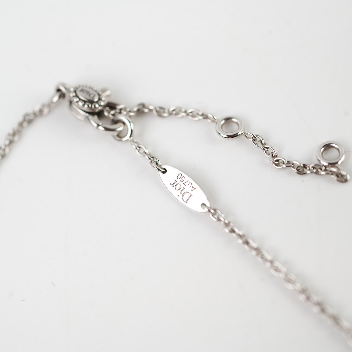 Dior Rose Des Vents Necklace 18k White Gold with Diamond - photo 5